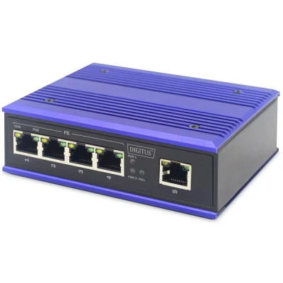 Afbeelding van DIN rail netwerk switch Digitus