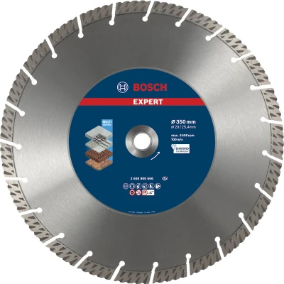 Afbeelding van Bosch Accessories 2608900666 EXPERT MultiMaterial Diamanten doorslijpschijf Diameter 350 mm Boordiameter 20 mm, 25.40 Steen, Beton, Baksteen 1 stuk(s)