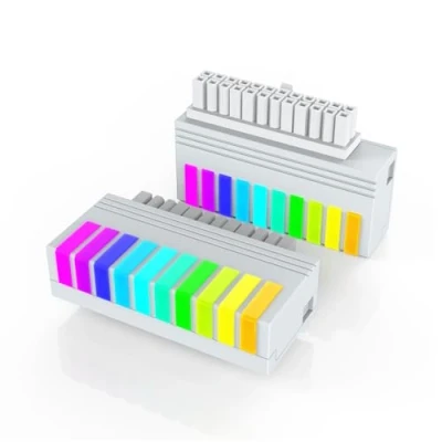 Afbeelding van Regenboog ARGB ATX 24 Pin 90 Graden Voedingsadapter RGB Power Adapter voor PC Moederbord Socket naar Mannelijke Stroomaansluiting voeding wit