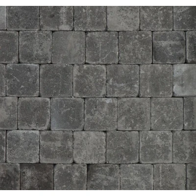 Afbeelding van Intergard Trommelstenen of koppelstones antraciet 10x10cm (m2)