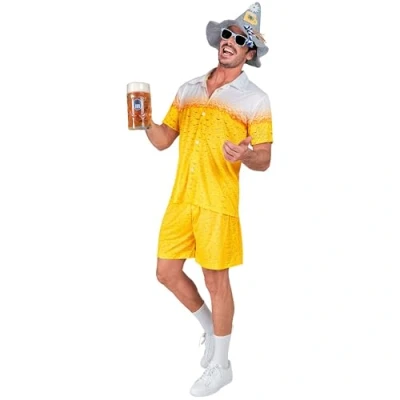 Afbeelding van Widmann Kostuum party fashion bierpak, hemd en shorts, bierfeest, Beieren, bieroutfit, festival