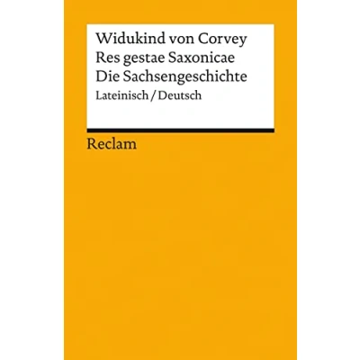 Afbeelding van Res gestae Saxonicae / Die Sachsengeschichte: Lateinisch/Deutsch: 14295