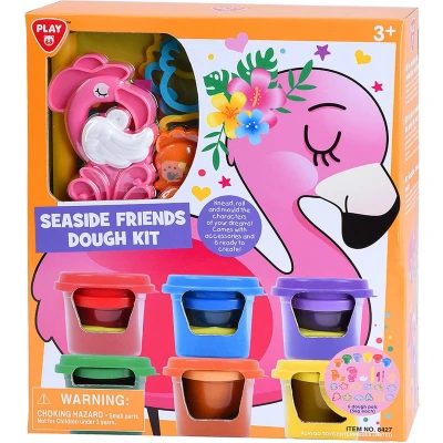 Afbeelding van Play Zeedieren Kleiset, 6 Kleipotjes