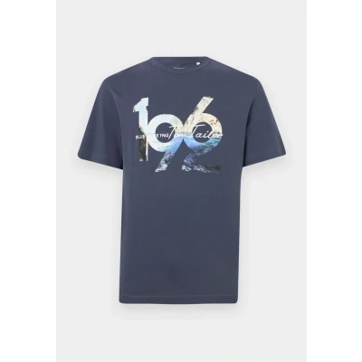 Afbeelding van TOM Tailor Tshirt print, Heren, Maat: Large, Blueish grey