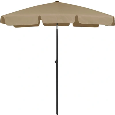 Afbeelding van Strandparasol 180x120 cm taupe