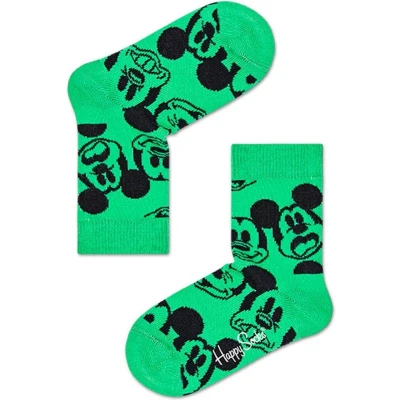 Afbeelding van Happy Socks Kids Disney Face It, Mickey Sock, Kleurrijke en Leuke, Sokken voor kinderen, Groente (0 12M)