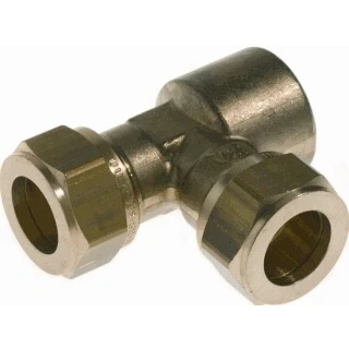 Afbeelding van VSH Super overgangs T kopp. 15 x mm knel 1/2&quot; bi.dr. Vernikk.