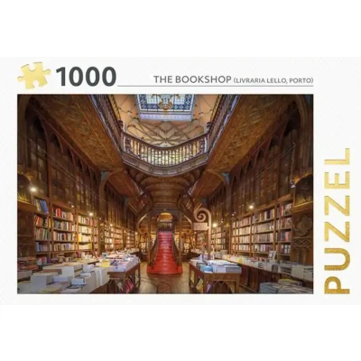 Afbeelding van Puzzels 1000 The Bookshop Rebo legpuzzel stukjes