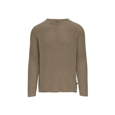 Afbeelding van QS Locker MIT Waschung Trui, Heren, Maat: Medium, Karamell