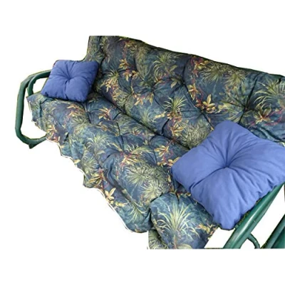 Afbeelding van Zitkussen voor tuinbank, 4 delige kussenset schommel, kussens banken, kussen schommelbank, 175 cm (boreno)