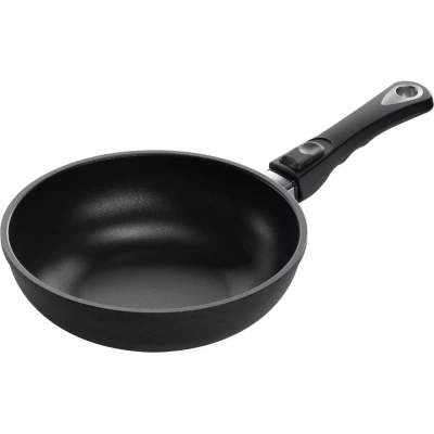 Afbeelding van AMT Gastroguss Sauteuse Ø 24 cm Inductiegeschikt Snelle Verwarming Ovenbestendig