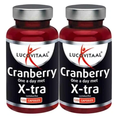 Afbeelding van 2+2 gratis: 2x Lucovitaal Cranberry X tra One a Day 120 capsules