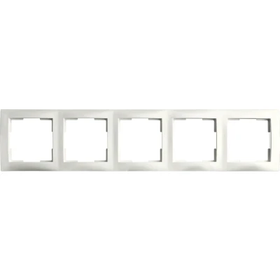 Afbeelding van ION industries afdekraam 5 voudig E1 alpin wit glanzend (80.302.514)
