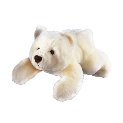 Afbeelding van GLOREX 0 4513 1 Knuffel om zelf op te vullen IJsbeer Sven, ca. 28 cm hoog, genaaid van hoogwaardig pluche, hoeft alleen nog maar gevuld worden, met geboortecertificaat