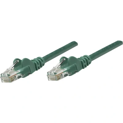 Afbeelding van Intellinet 735407 RJ45 Netwerkkabel, patchkabel CAT 6 S/FTP 2.00 m Groen Vergulde steekcontacten 1 stuk(s)