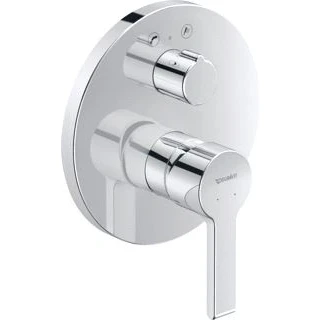 Afbeelding van Duravit b 2 afbouwdeel voor badmengkraan met omstel 17cm chroom b25210012010