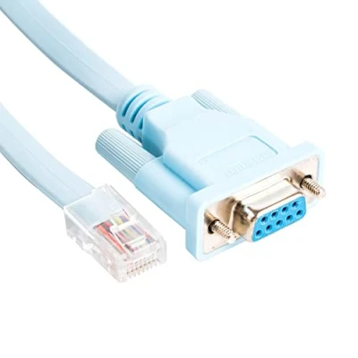 Afbeelding van DB9 RJ45 Console Rollover Kabel USB RS232 naar Cabine Router voor Cisco Huawei etc (RJ45 BLAUW)