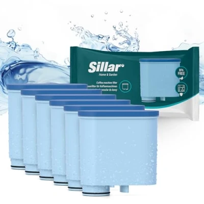 Afbeelding van Sillar 4x Waterfilter CLEANI voor Saeco en Philips Koffiemachines Compatibel met AquaClean CA6903/10 CA6903/22 CA6903 Kalkfilter, Filterpatroon Koffieautomaten