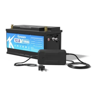 Afbeelding van 12V 100Ah LiFePO4 batterij Lithium ijzerfosfaatbatterij Tot 7000 Deep Cycle met BMS voor campers RV Solar Marine Golfkarretjes, noodstroom, in serie of parallel lopen