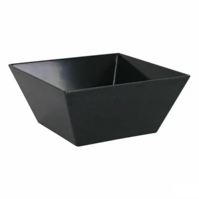 Afbeelding van Aperitiefschaaltje La Mediterránea Melamine Antraciet 18 x 8 cm (24 Stuks)