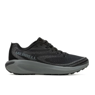 Afbeelding van Merrell Morphlite Hardloopschoenen neutraal, Heren, Maat: 46, Black/asphalt Textiel