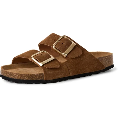Afbeelding van Tamaris Muiltjes, Dames, Maat: 39, Cognac Leer