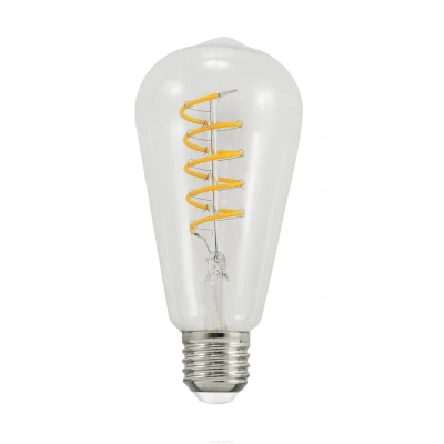 Afbeelding van Filament LED lamp E27 4 Watt 210 lumen 2200 kelvin Spiraal