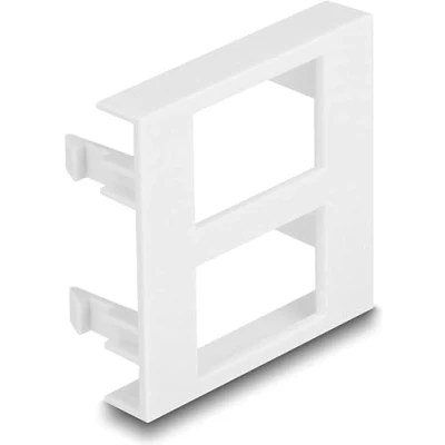 Afbeelding van Delock Easy 45 Modulblende 2 x Rechteck Ausschnitt 17 24,3 mm,
