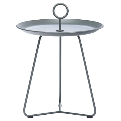 Afbeelding van Bijzettafel Houe Eyelet Tray Table Ø45 Dark grey