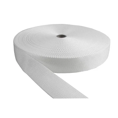 Afbeelding van Tukan tex ( 0,23/m) riem polypropyleen wit 25mm breed 50 meter