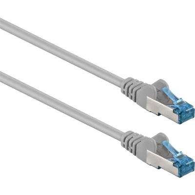 Afbeelding van S/FTP CAT6a 10 Gigabit netwerkkabel / grijs LSZH 0,25 meter