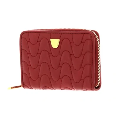 Afbeelding van COCCINELLE Clivia Matelasse Zip Around Wallet Acero