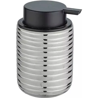 Afbeelding van Wenko Vilalba zeepdispenser Soap Dispenser Ceramic 280 ml Silver