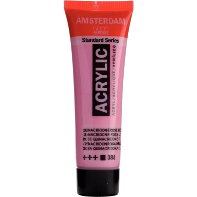 Afbeelding van Amsterdam acryl 385 quinacridonerose licht 20 ml