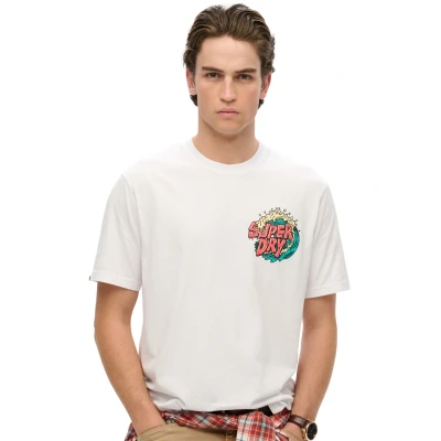 Afbeelding van Superdry Tshirt print, Heren, Maat: Large, Optic