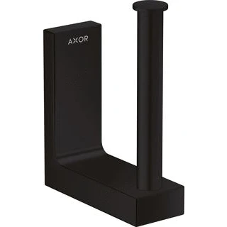 Afbeelding van Hansgrohe axor universal rectangular closetrolhouder mat zwart 42654670