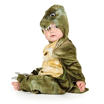 Afbeelding van Baby T Rex Onesie (Official Natural History Museum) Kids dinosauruskostuum, 18 24 maanden Unisex, hoge kwaliteit, dinosaurus onesie, dress up Peuter kostuum van pretend to Bee