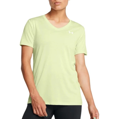 Afbeelding van Under Armour TECH Twist Tshirt basic, Dames, Maat: XS, Retro green/white