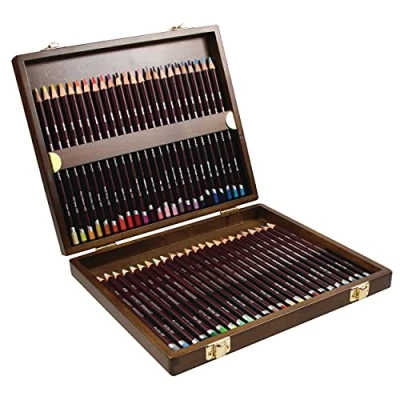 Afbeelding van Coloursoft Woodbox Derwent 48 Delig