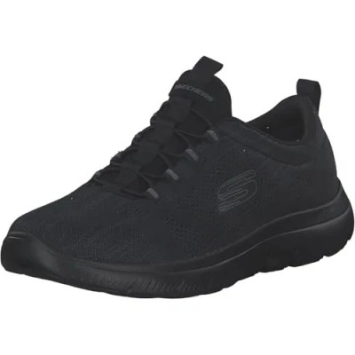 Afbeelding van Skechers Sport Summits Sneakers laag, Heren, Maat: 39.5, Black Textiel