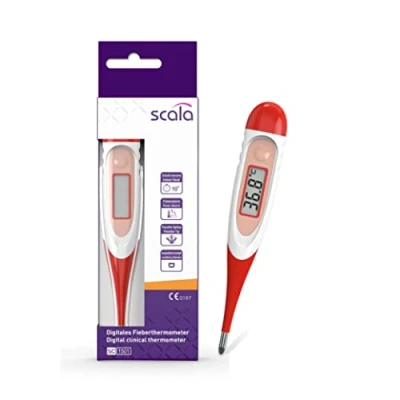 Afbeelding van Digitale koortsthermometer SC 1501 flex Rood