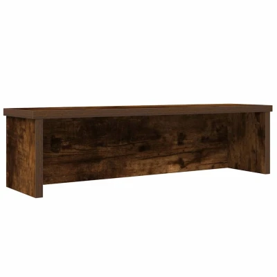 Afbeelding van vidaXL Keukenrek stapelbaar 60x15x16 cm bewerkt hout gerookt eiken