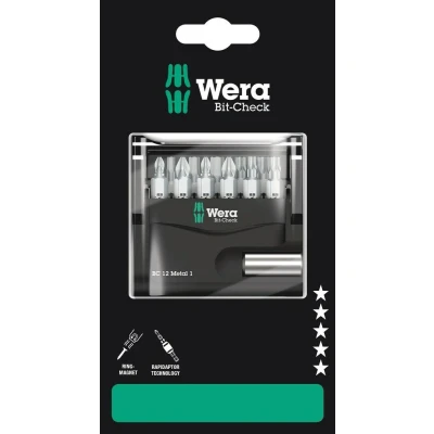 Afbeelding van Wera 05136393001 12 delige Bit Check Metal 1 Bitset
