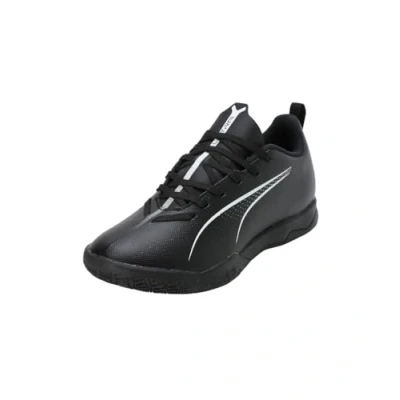 Afbeelding van Puma Ultra 5 PLAY IT JR Unisex Zaalvoetbalschoenen voor kinderen, Maat: 38, Black/white Textiel/ synthetisch