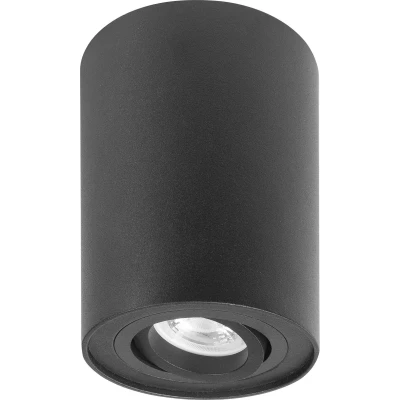 Afbeelding van HighLight plafondlamp Maxi Rebel 1 lichts stelbaar rond zwart