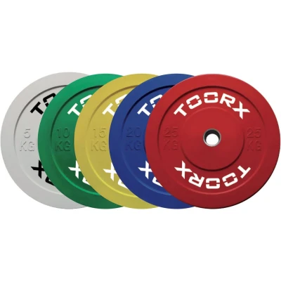 Afbeelding van Toorx Fitness Bumper Plate Olympische Halterschijf 25 kg