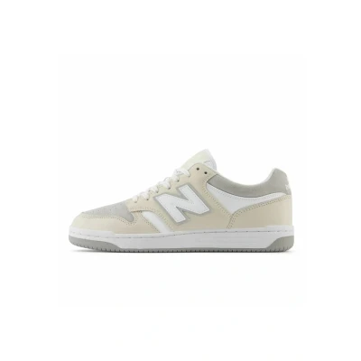Afbeelding van New Balance Sneakers laag, Heren, Maat: 43, Grey beige Leer en textiel