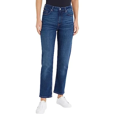 Afbeelding van Tommy Hilfiger Blauwe Katoenen Jeans En Broek Met Franje