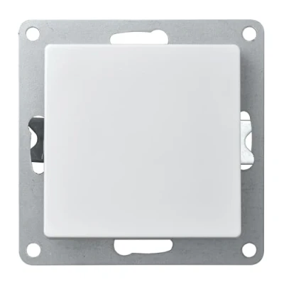 Afbeelding van MC POWER Flair Wipschakelaar, inbouwschakelaar, lichtschakelaar, 230 V /10 A, schroefklemaansluiting, wit, mat