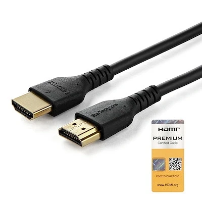 Afbeelding van StarTech.com 1,5m Premium Gecertificeerde HDMI 2.0 Kabel met Ethernet, Duurzame High Speed UHD 4K 60